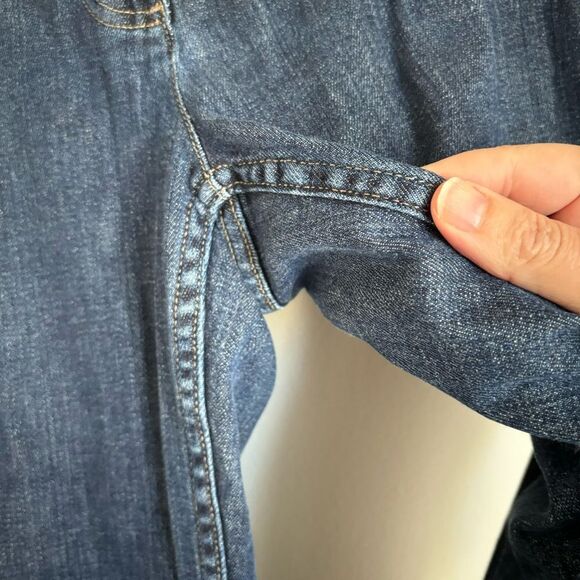 J. Jill Women’s stretch trouser jeans pants wide leg size 8 - EUC! - Picture 7 of 12